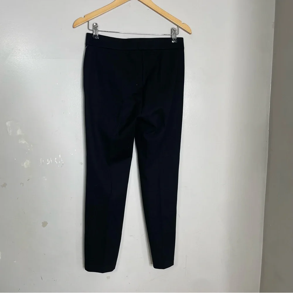 J‎ crew Skinny trouser in Italian ponte black Pants size 6 BD303 Made in Italy